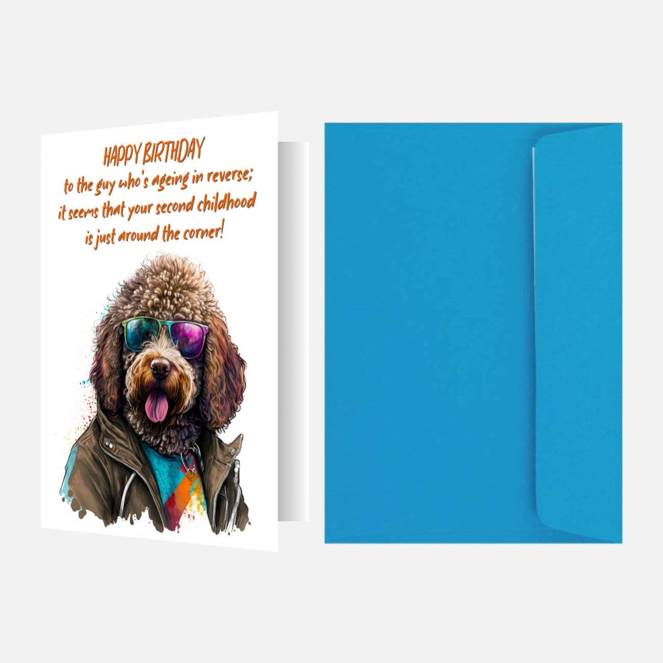 Labradoodle Birthday Card