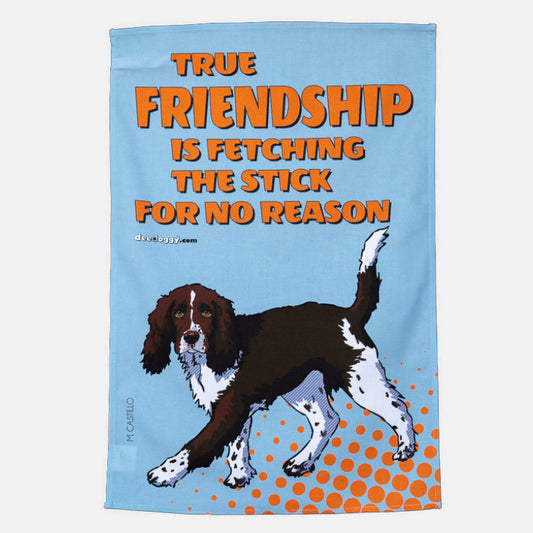 Springer Spaniel Gift Tea Towel (artist Maria Castillo)