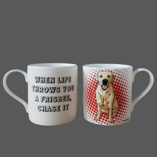 Yellow Labrador Gift Mug (artist Maria Castillo)