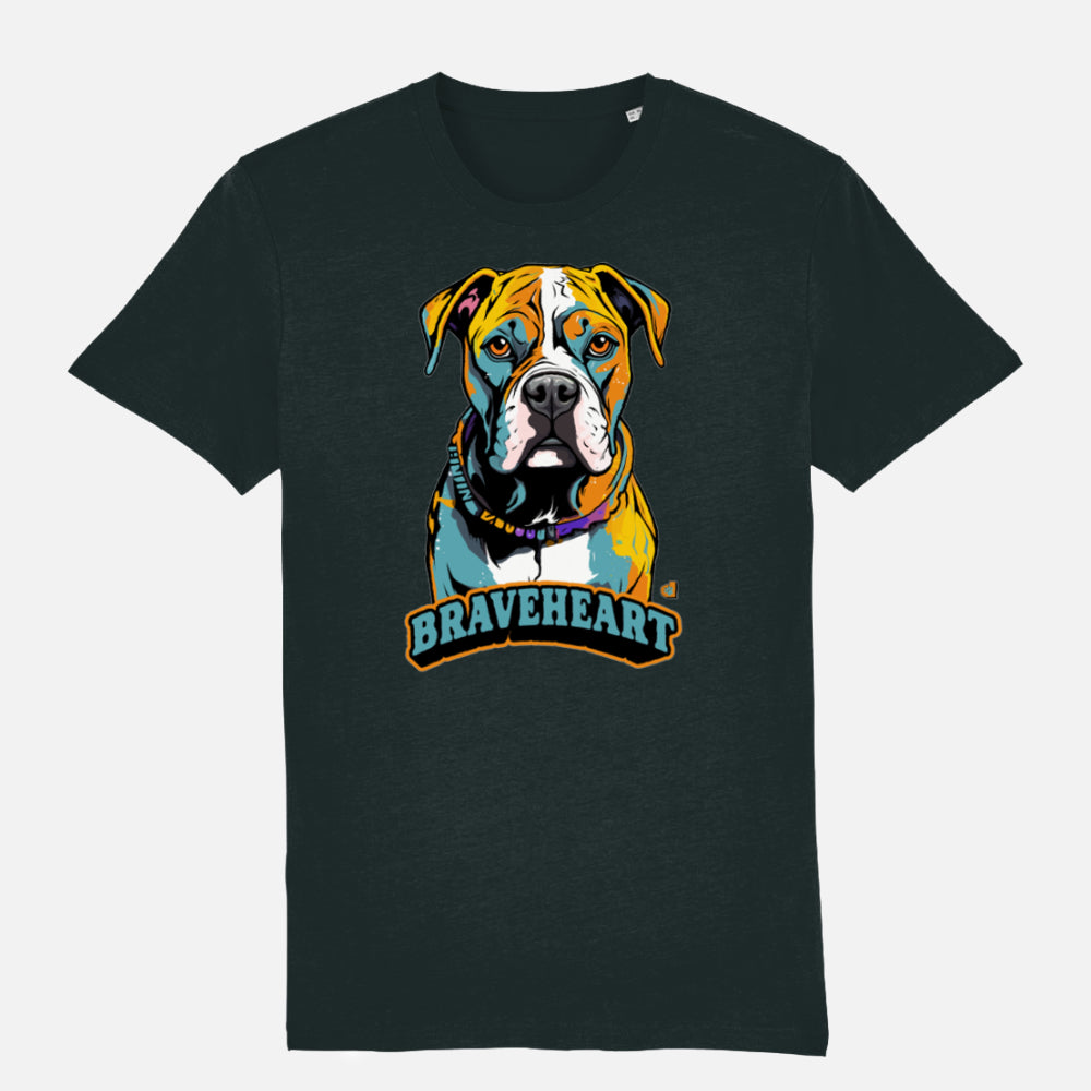 American Bulldog Unisex T-shirt (Braveheart) - Black