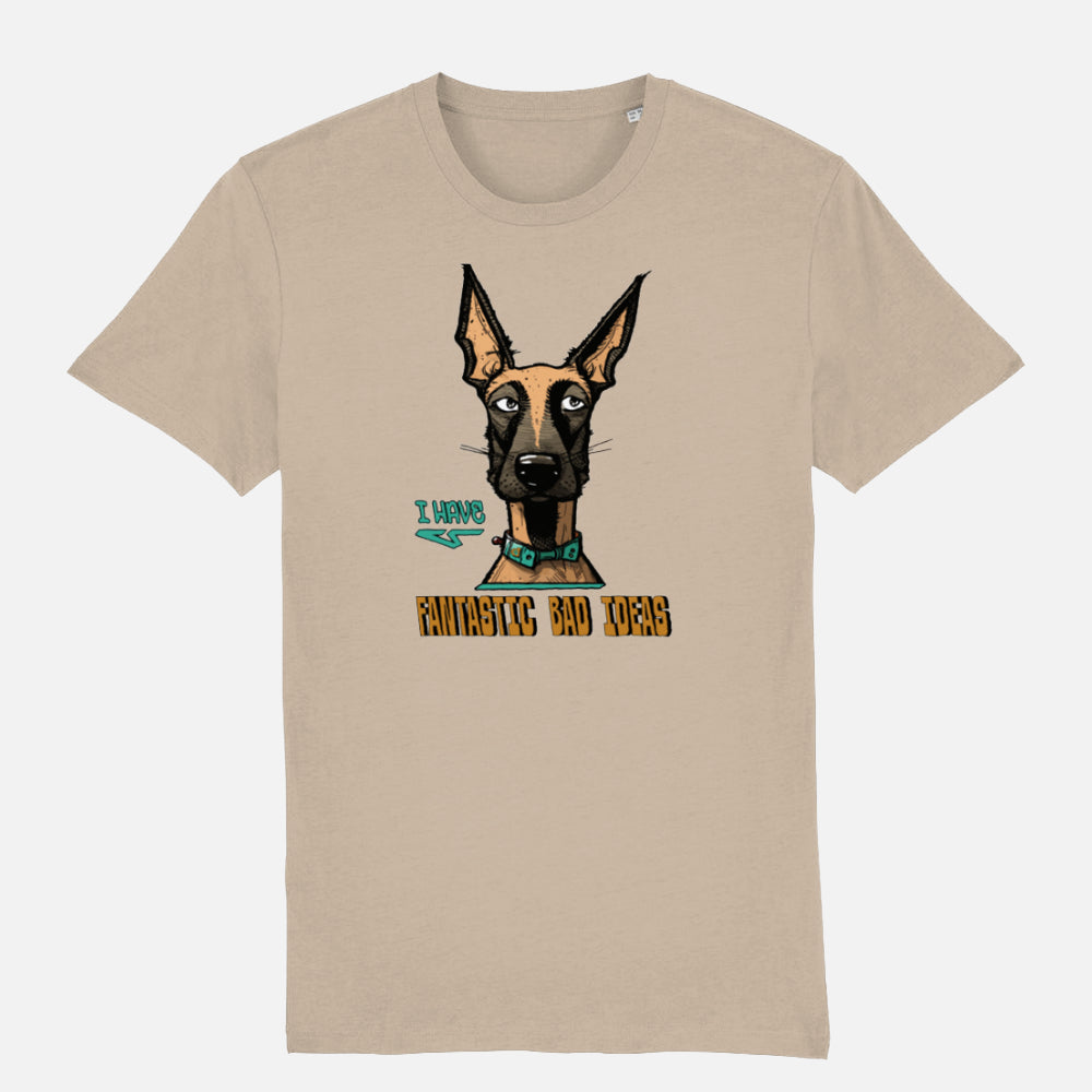 Belgian Malinois Unisex T-shirt - Colour: Desert Dust
