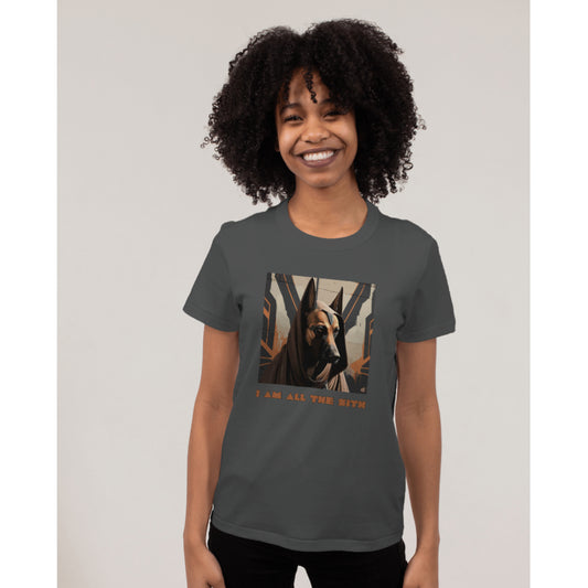 German Shepherd Unisex T-shirt - Colour: Anthracite