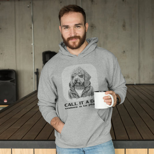 Labradoodle-Hoodie-Heather Grey