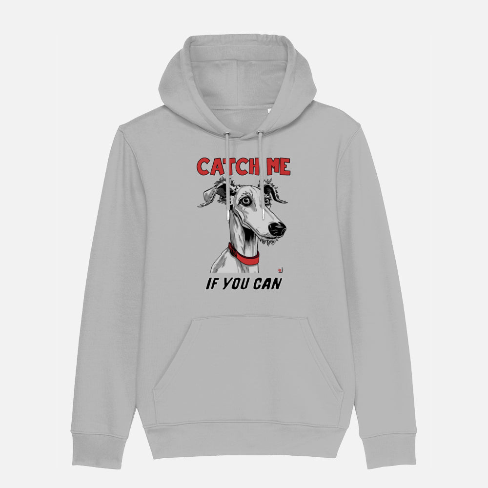 Lurcher-hoodie-Heather Grey