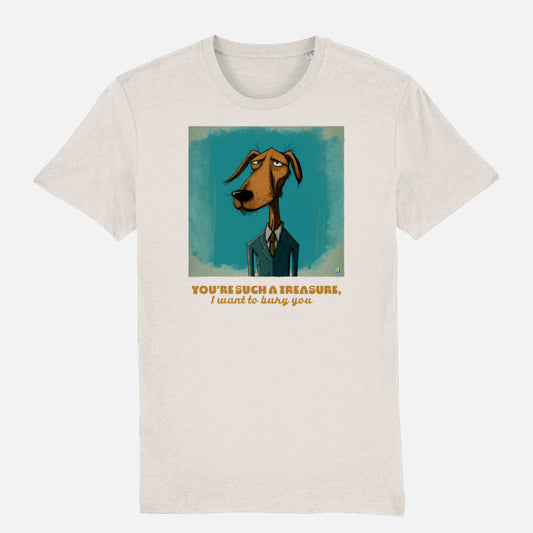 Vizsla Unisex T-shirt - Colour: Vintage White