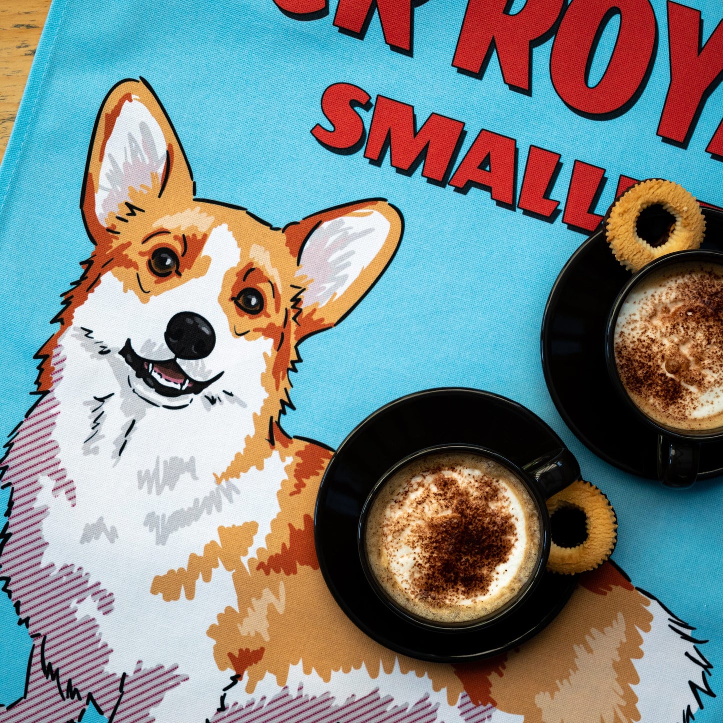 CORGIE IN SITU1(coffees and cookies-zoom in)_TeaTowel_Artist1_GUL_0728
