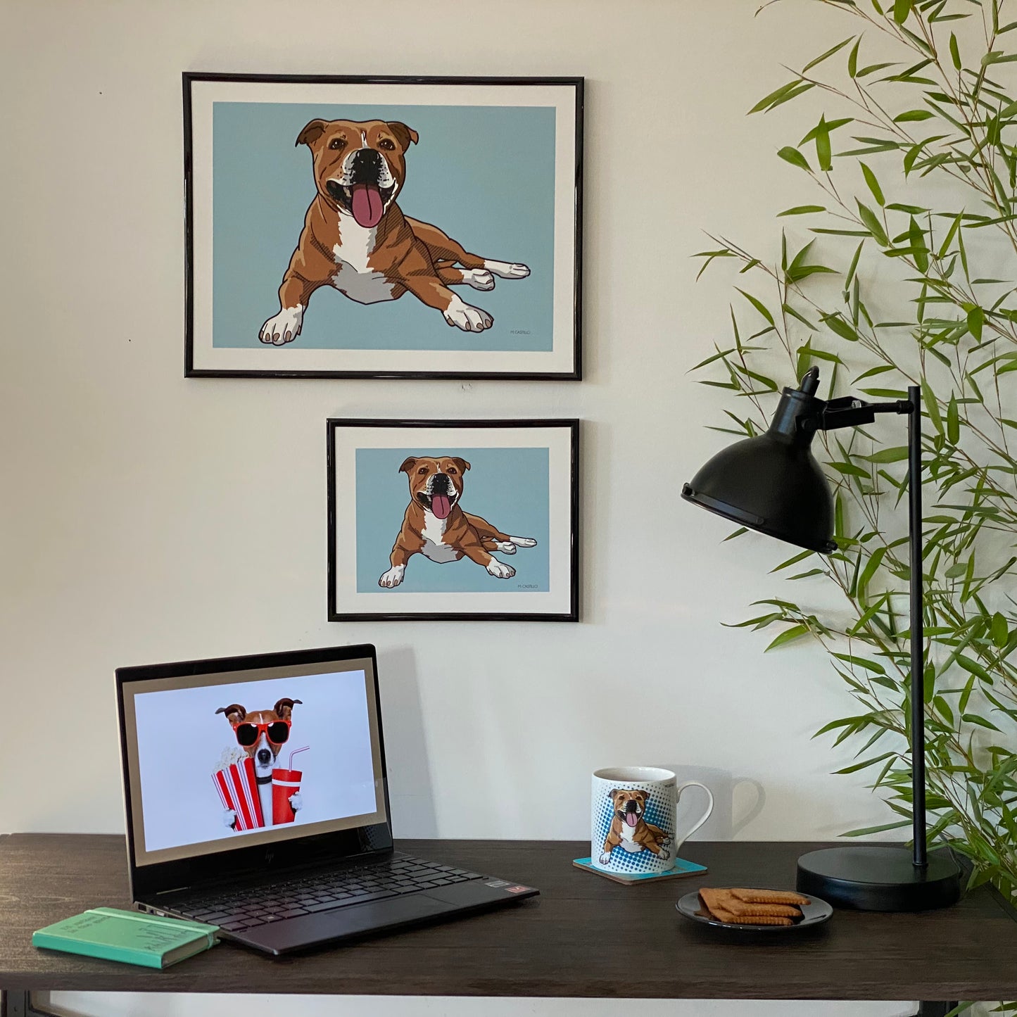 Springer Spaniel Art Print (artist Maria Castillo)