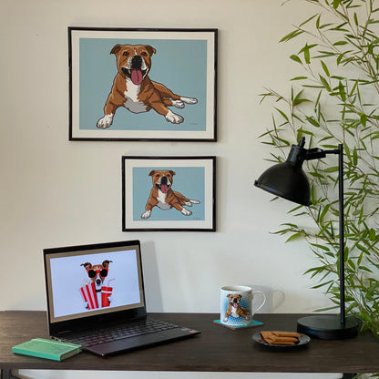 Springer Spaniel Art Print (artist Maria Castillo)