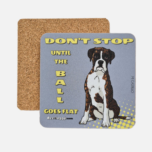 Boxer Gift Coaster (artist Maria Castillo)