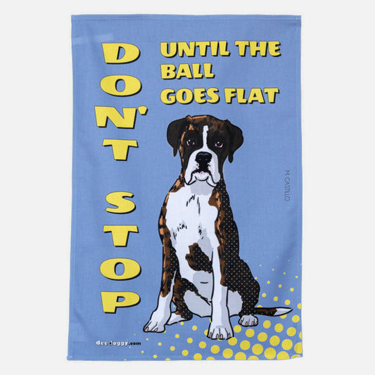 Boxer Gift Tea Towel (artist Maria Castillo)