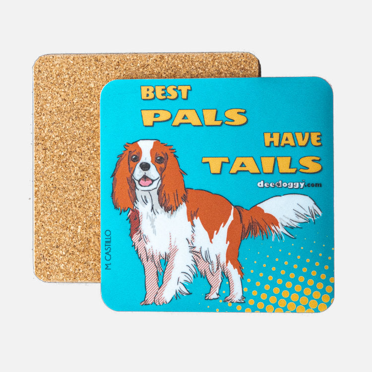 Cavalier King Charles Spaniel Gift Coaster (artist Maria Castillo)