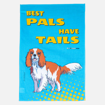 Cavalier King Charles Spaniel Tea Towel (artist Maria Castillo)