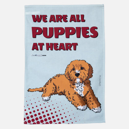 Cavapoo Gift Tea Towel (artist Maria Castillo)