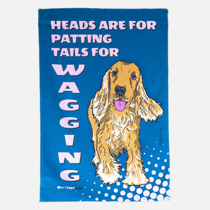 Cocker Spaniel Blue Gift Tea Towel (Maria Castillo)