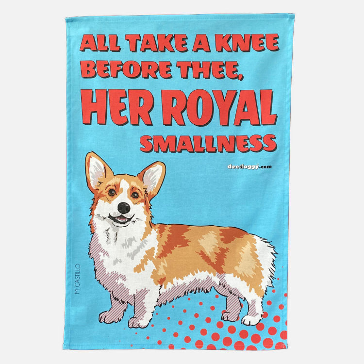 Corgi Gift Tea Towel (artist Maria Castillo)