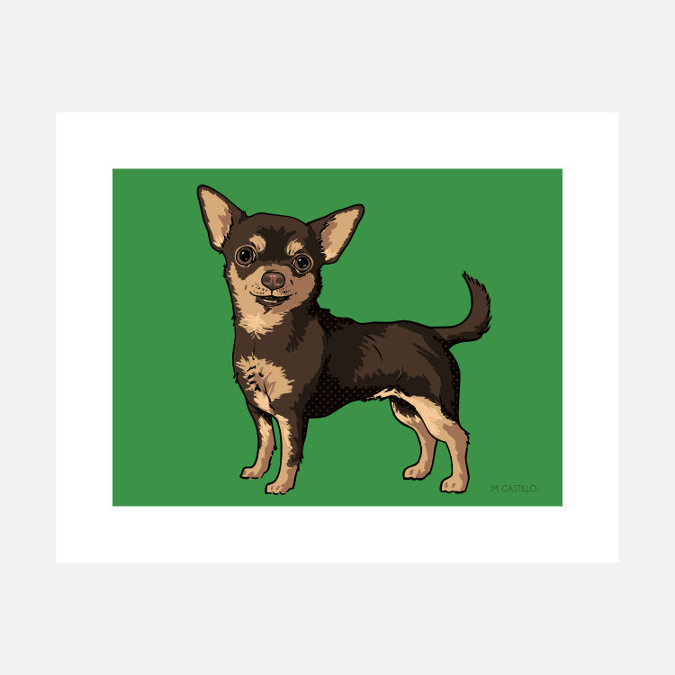 Chihuahua Art Print (artist Maria Castillo)