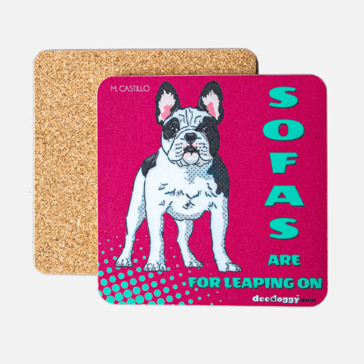 French Bulldog Gift Coaster (artist Maria Castillo)