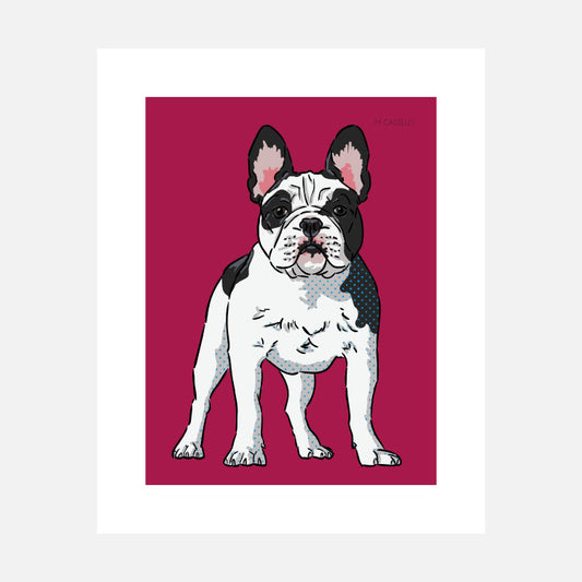 French Bulldog Art Print (artist Maria Castillo)