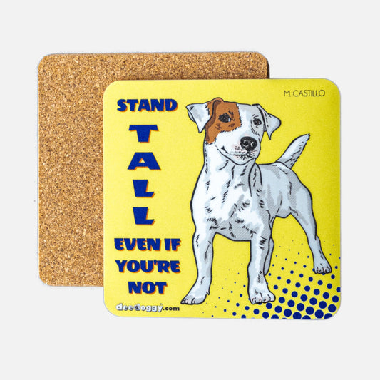 Jack Russell Terrier Gift Coaster (artist Maria Castillo)
