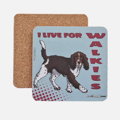 Springer Spaniel Gift Coaster (artist Maria Castillo)