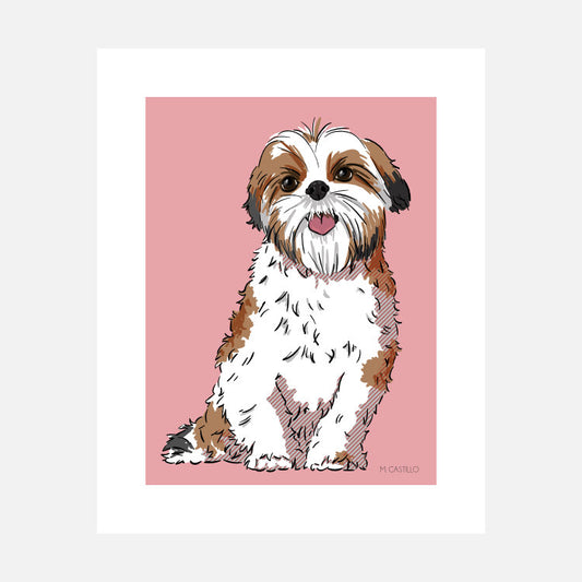 Shih Tzu Art Print (artist Maria Castillo)