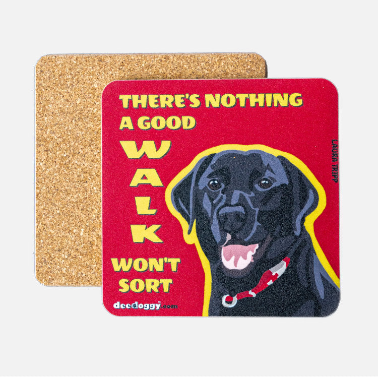 Black Labrador Gift Coaster (artist Laura Tripp)