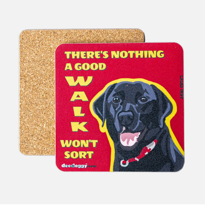 Black Labrador Gift Coaster (artist Laura Tripp)