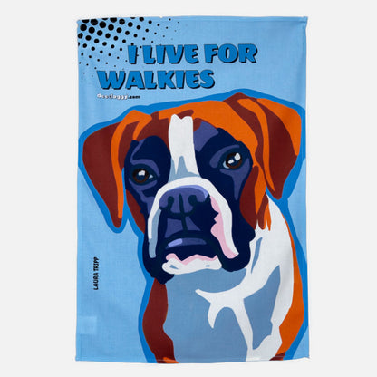 Boxer Gift Tea Towel (artist Laura Tripp)