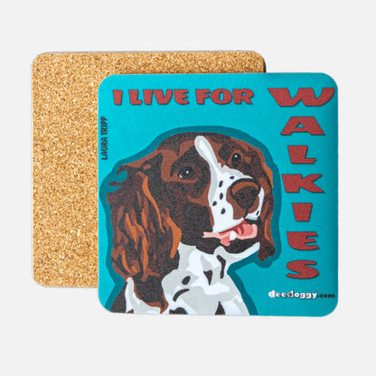 Springer Spaniel Gift Coaster (artist Laura Tripp)