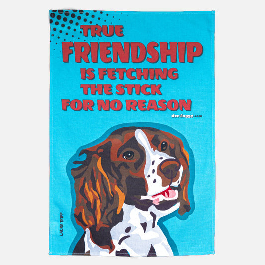 Springer Spaniel Gift Tea Towel (artist Laura Tripp)