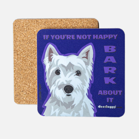 Westie Gift Coaster (artist Laura Tripp)