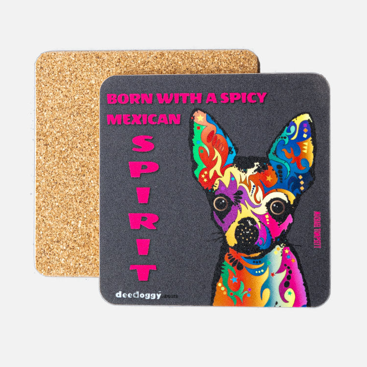 Chihuahua Gift Coaster artist Michael Tompsett