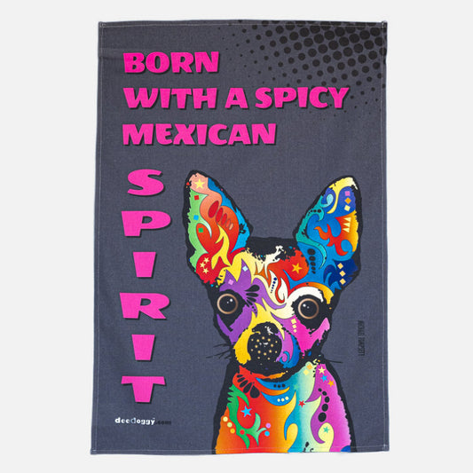 Chihuahua Gift Tea Towel (artist Michael Tompsett)