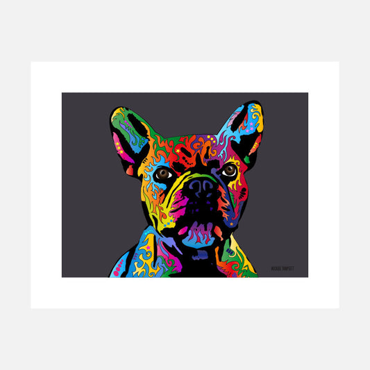 French Bulldog Art Print (artist Michael Tompsett)