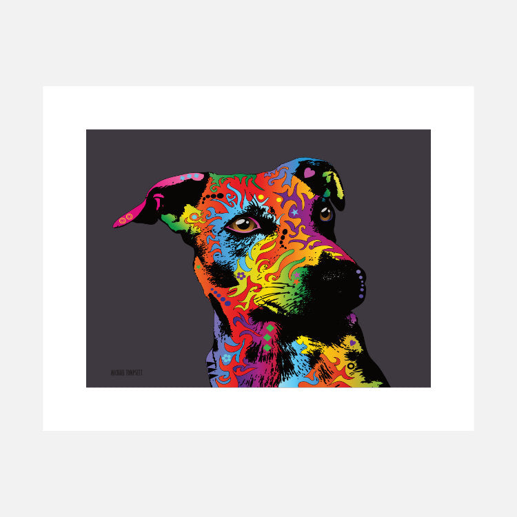 Jack Russel Terrier Art Print (artist Michael Tompsett)