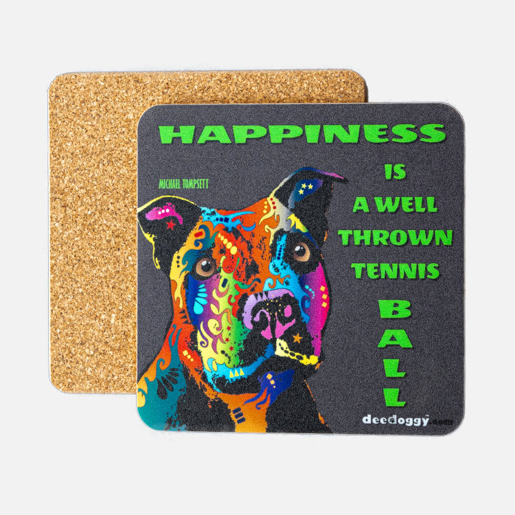 Staffordshire Terrier Gift Coaster (artist Michael Tompsett)