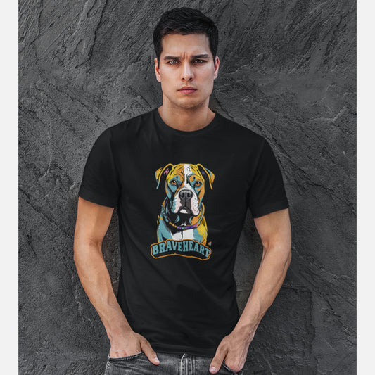 American Bulldog Unisex T-shirt (Braveheart) - Black