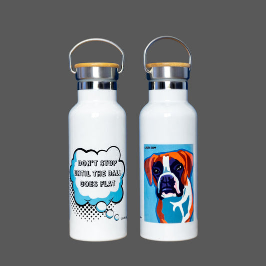 Boxer Water Gift Bottle (artist Laura Tripp)