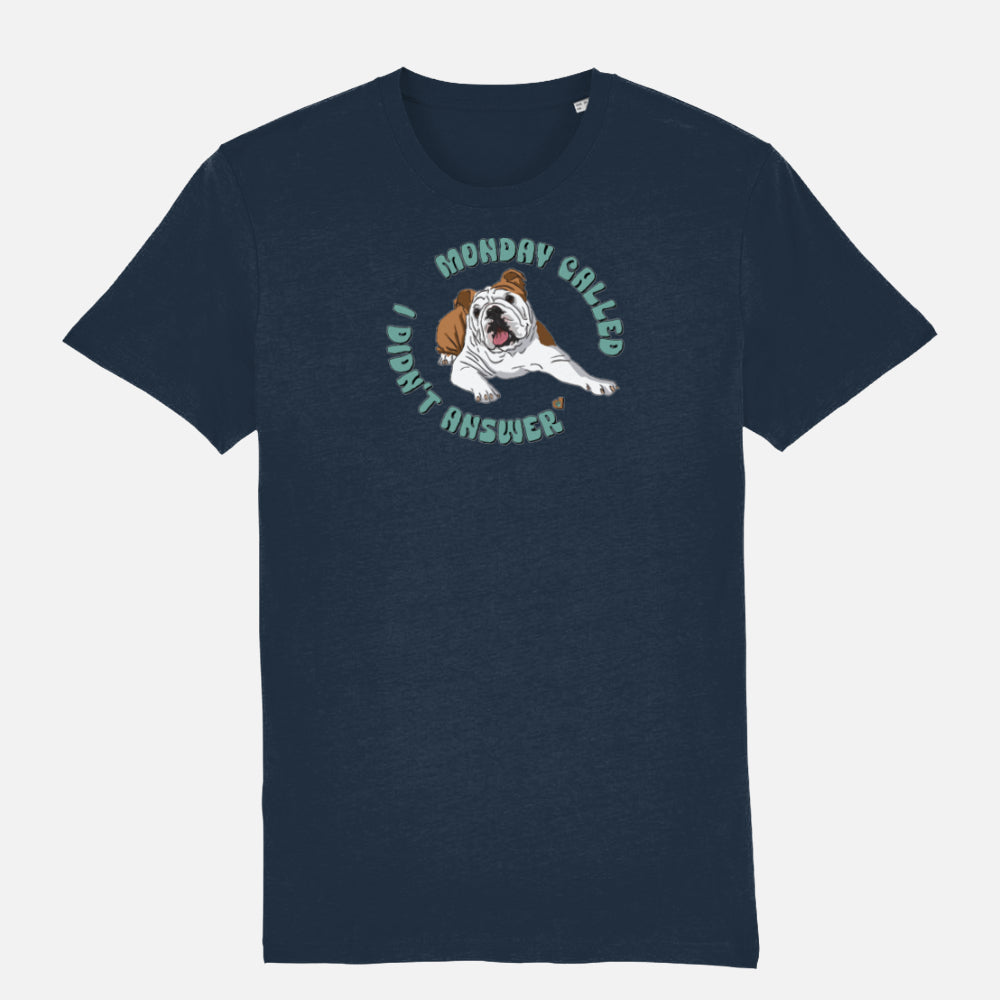 British Bulldog Unisex T-shirt - Colour: French Navy