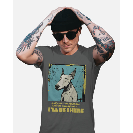 Bull Terrier Unisex T-shirt - Colour: Anthracite