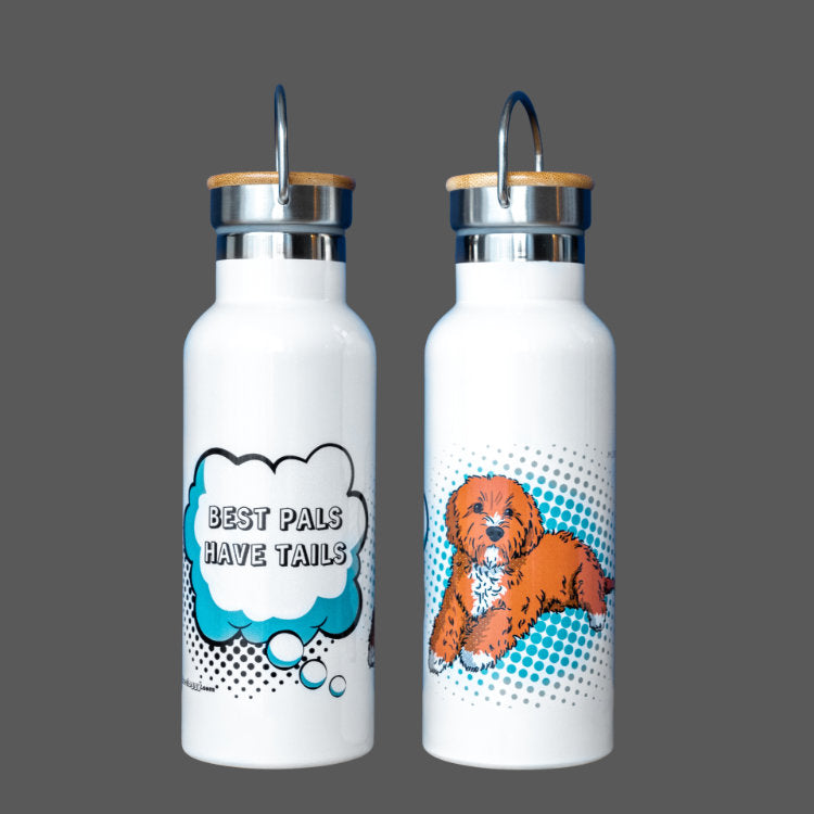 Cavapoo Water Bottle (artist Maria Castillo)