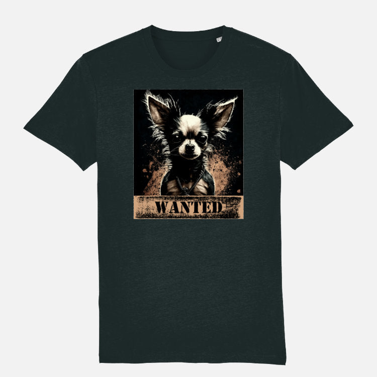 Chihuahua Unisex T-shirt - Colour: Black