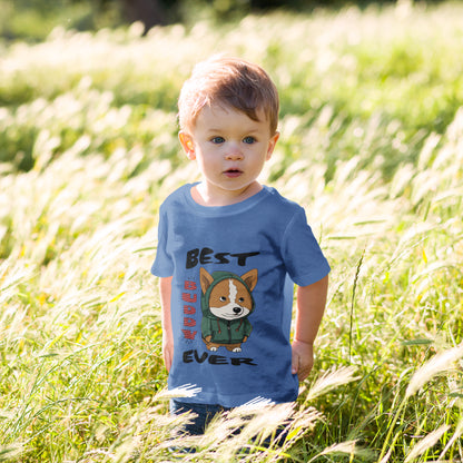 Kids' Corgi T-shirt - Colour: Royal Blue