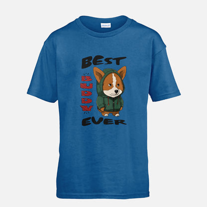 Kids' Corgi T-shirt - Colour: Royal Blue