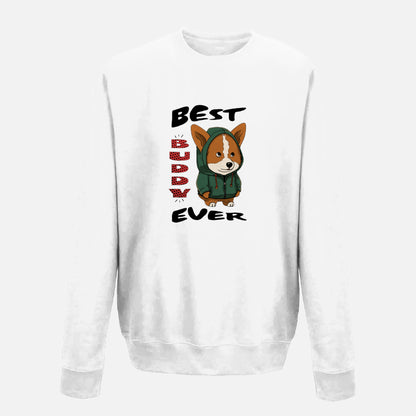 Kids' Corgi Sweatshirt - Colour: White