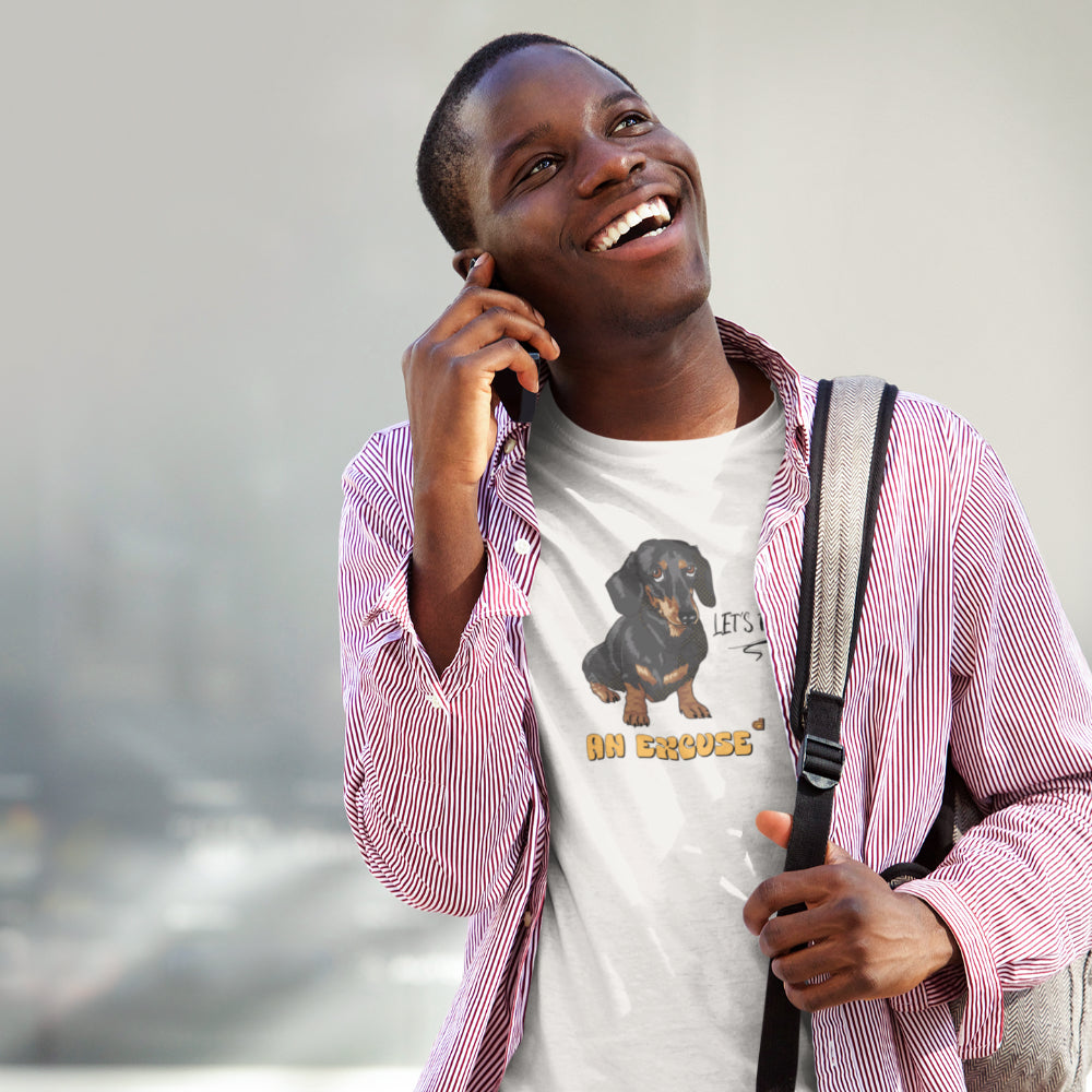 Dachshund Unisex T-shirt - Colour: Vintage White