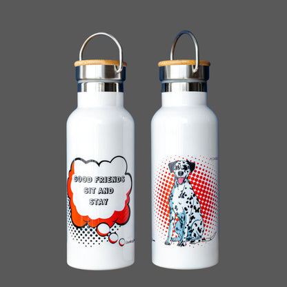 Dalmatian Gift Water Bottle (artist Maria Castillo)