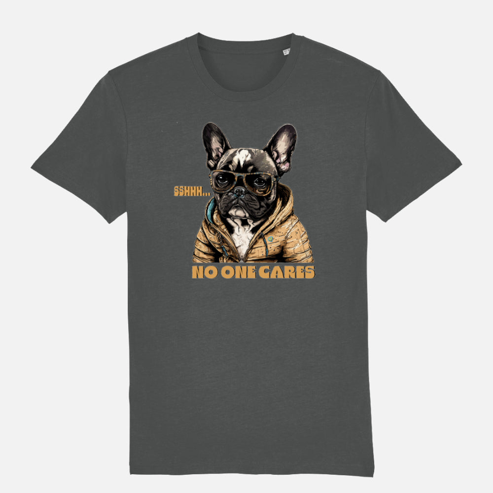 French Bulldog Unisex T-shirt - Colour: Anthracite