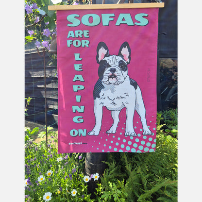 French Bulldog Gift Tea Towel (artist Maria Castillo)