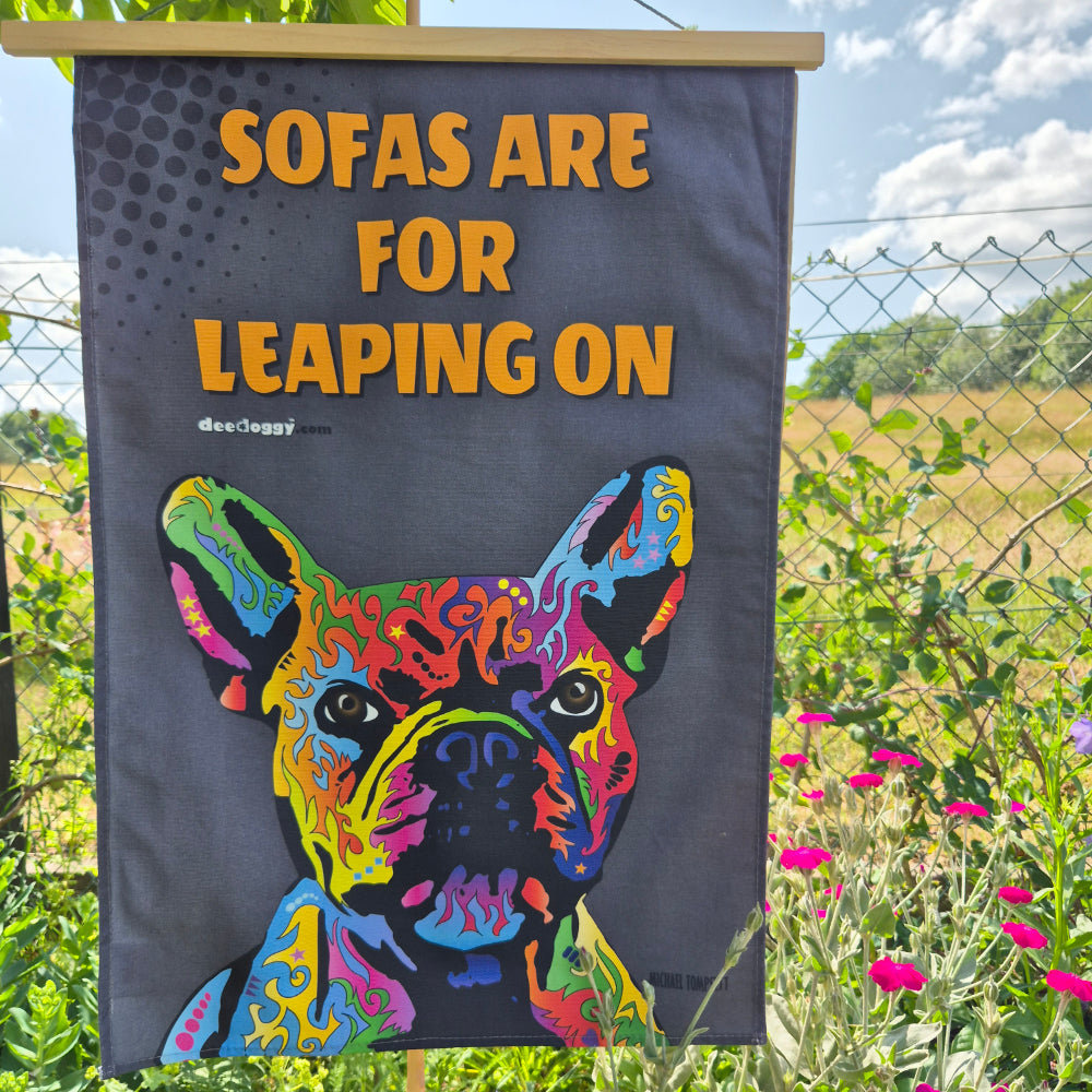 French Bulldog Gift Tea Towel (artist Michael Tompsett)